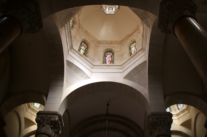 The dome of the Chapel of Condemnation