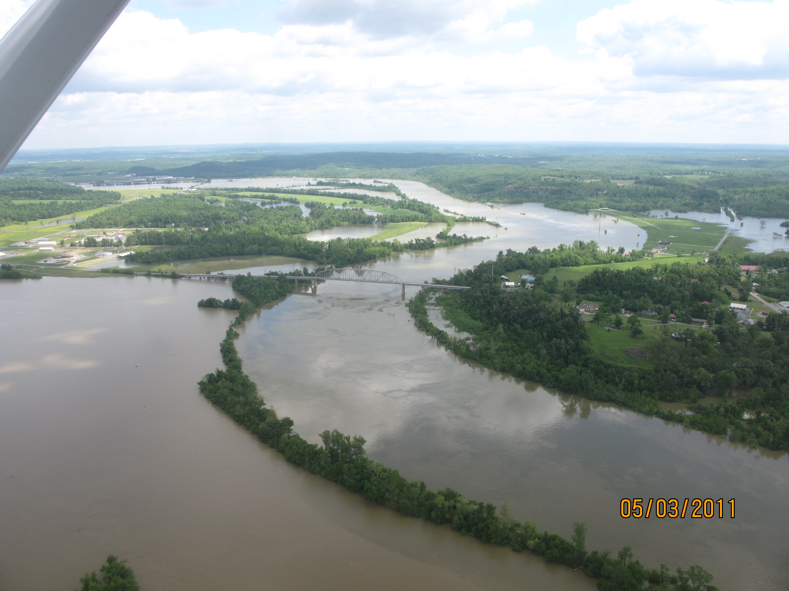 Cumberland River at Smithland - by Jerry Chumbler