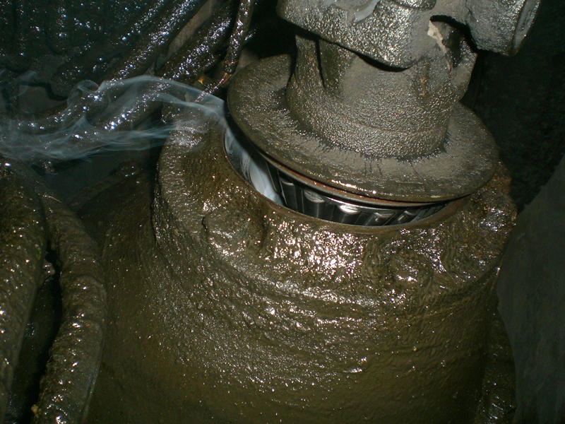 Driver said he heard a noise in the back of the truck??