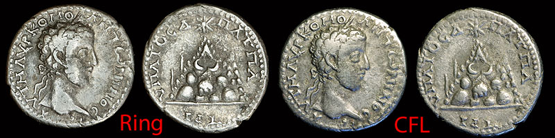 Commodus Caesarea Silver