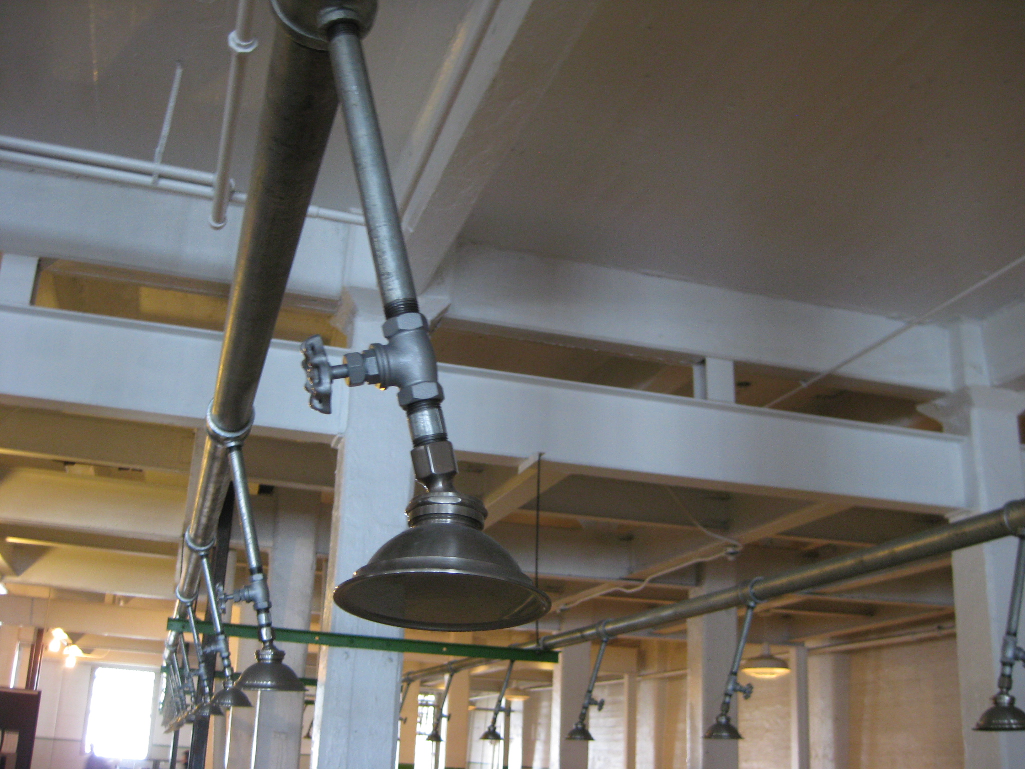 Showers at Alcatraz