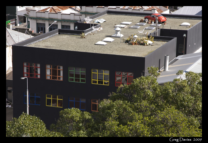 Lyttelton Roof Art