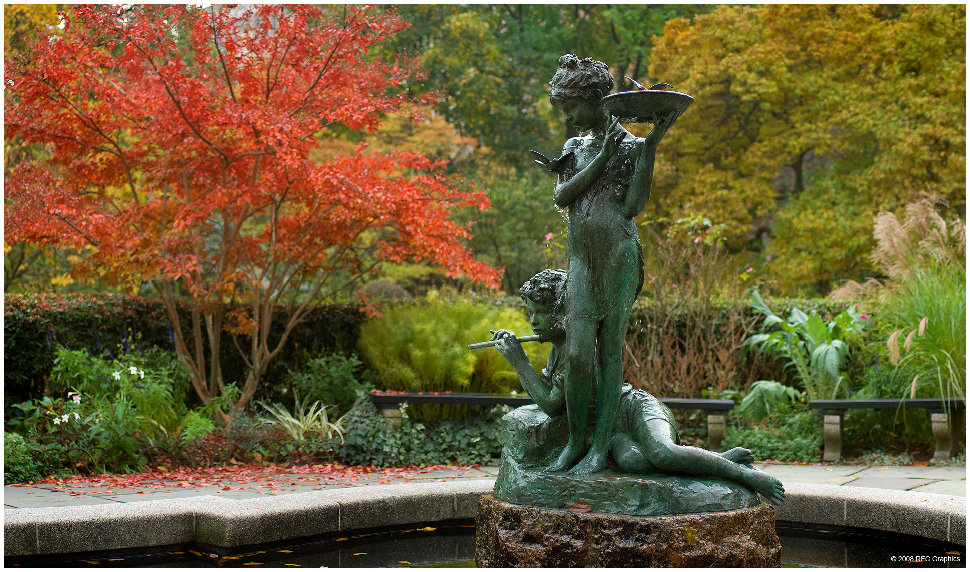 Burnett Memorial Fountain 2