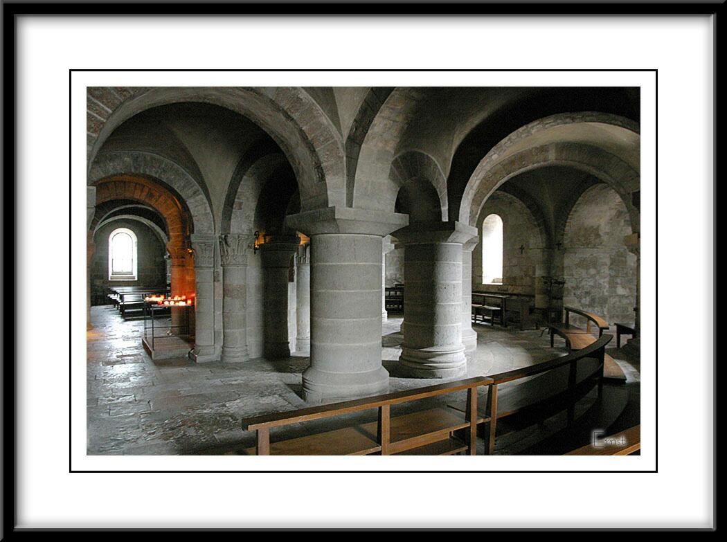 Abbey church crypt