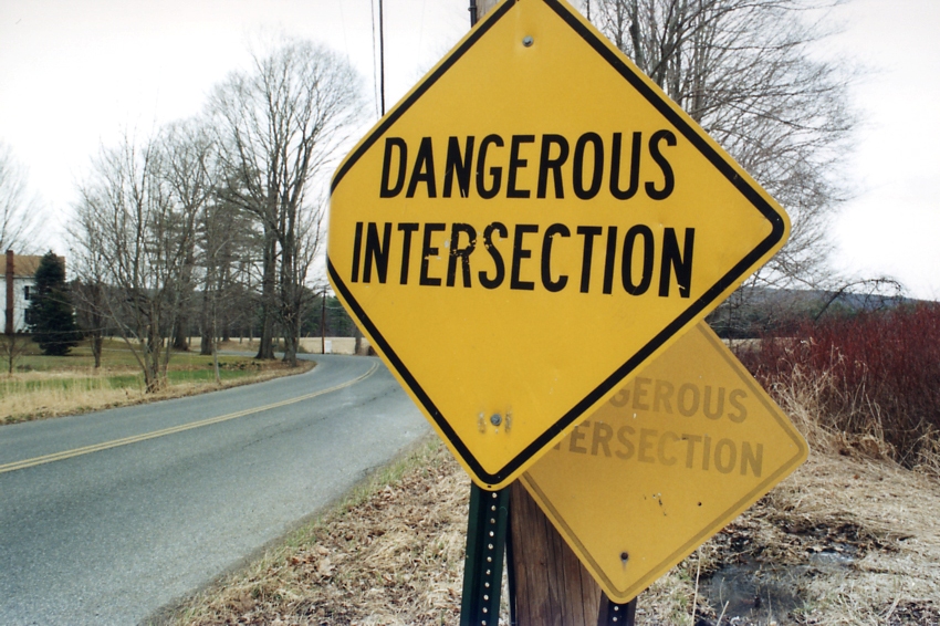 Dangerous Intersection (Suffield, MA)