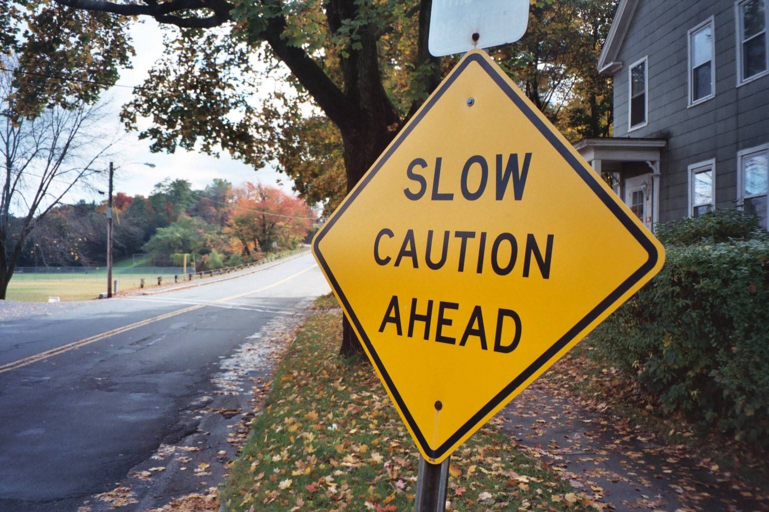 Slow Caution Ahead (Turners Falls, MA)