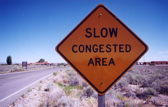Slow Congested Area (White Sands, NM)