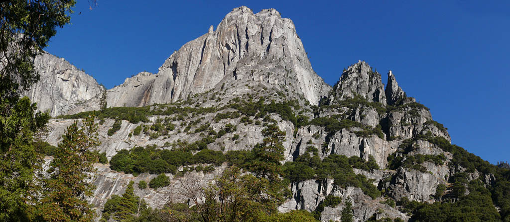 Yosemite point panorama from Cooks Meadow