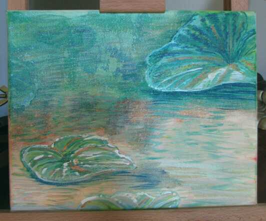 Lily pads.