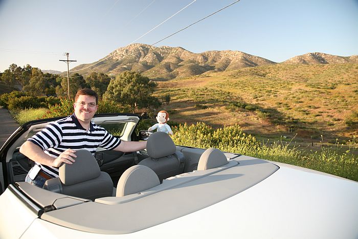 Dad and George Take a Drive in the Hills