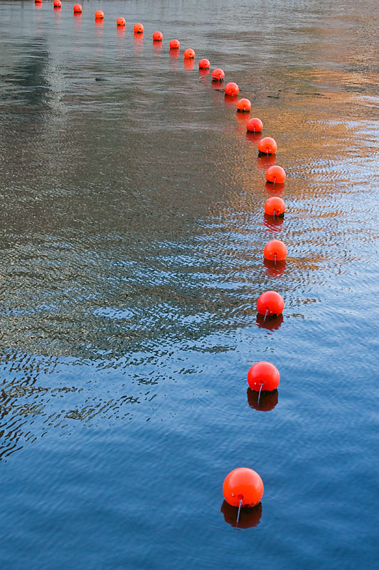 String of pearls leading to the other side