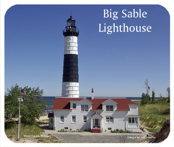 Big Sable Light Mousepad