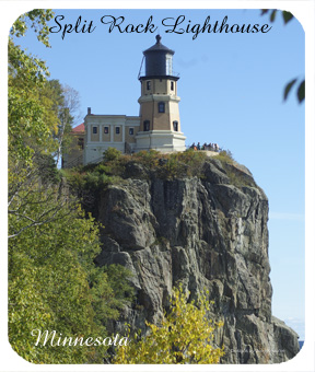 Split Rock Lighthouse Mousepad tall