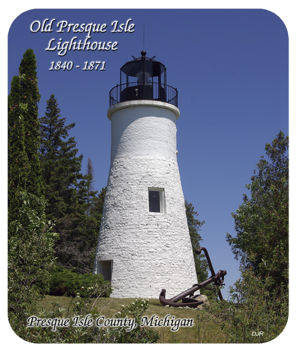 Old Presque Isle Lighthouse  tall