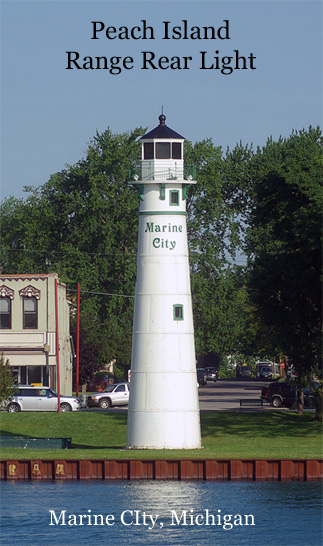 Peach Island Rear Range Light  (tall)