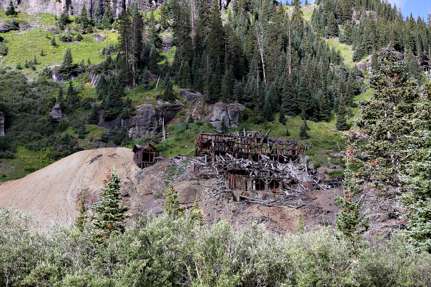 Mill Ruin - Yankee Boy Basin  - CO San Juan Mtns