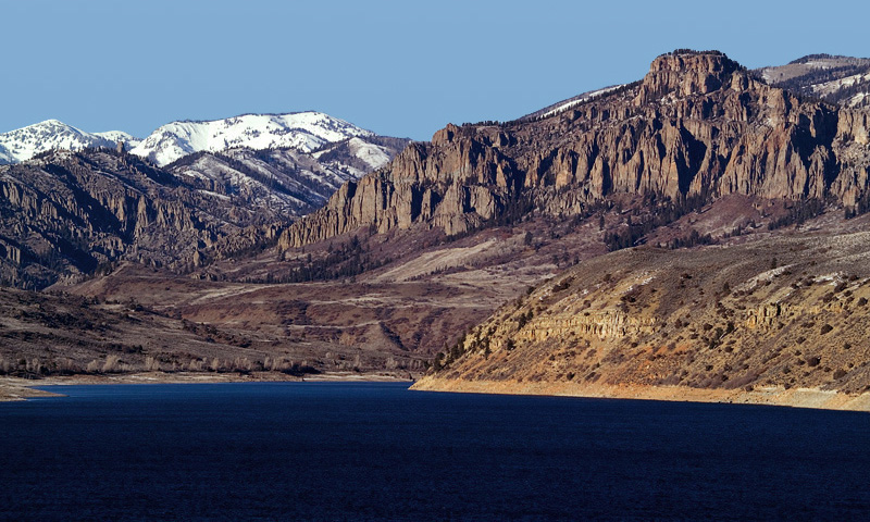 Distant Lake View by Albert Yanowich Jr.