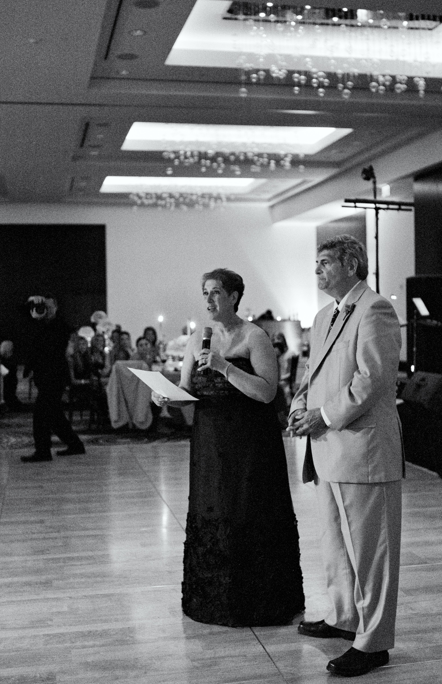 Adrienne & Mark make Post Nuptial comments