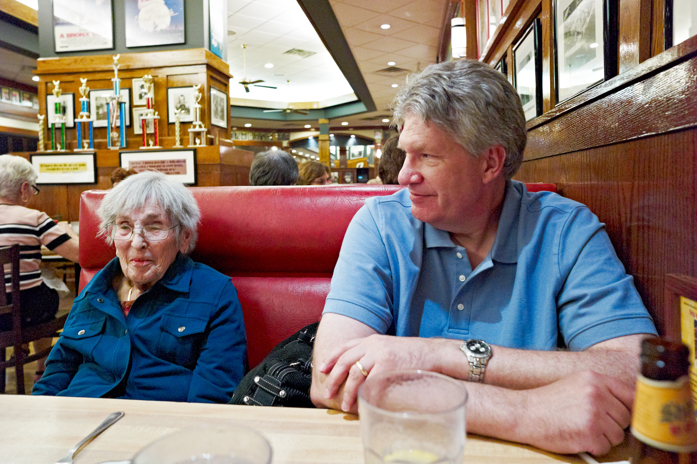 Mom & Dave at Kenny & Ziggys