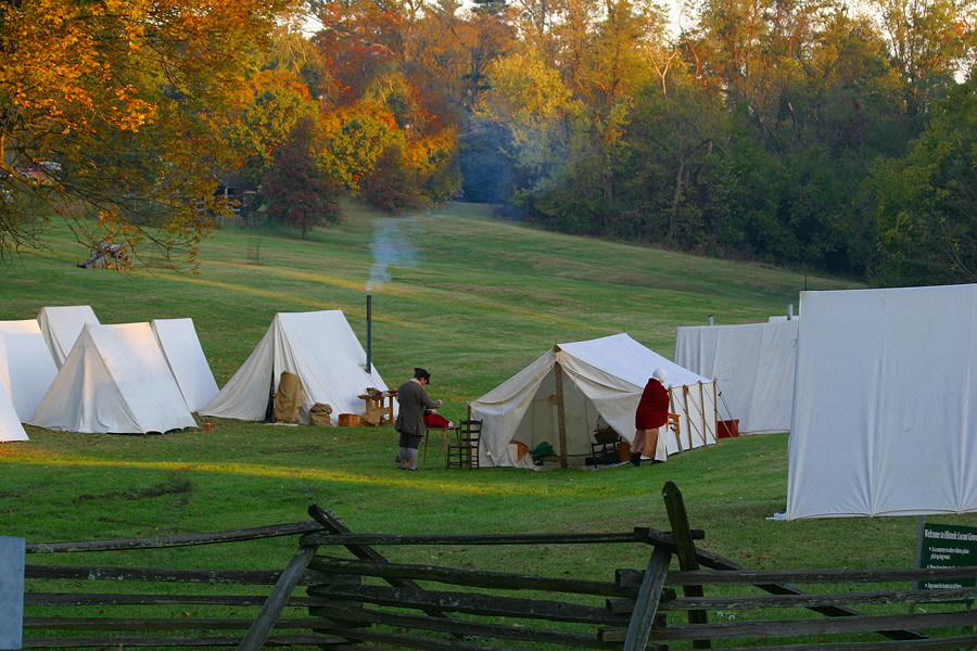 Colonial Troop Encampment
