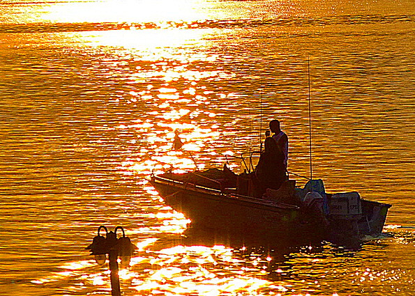 Sunset on the Ohio