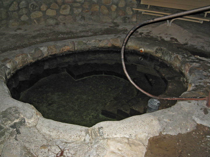 Roper State Park hot springs before we took the plunge