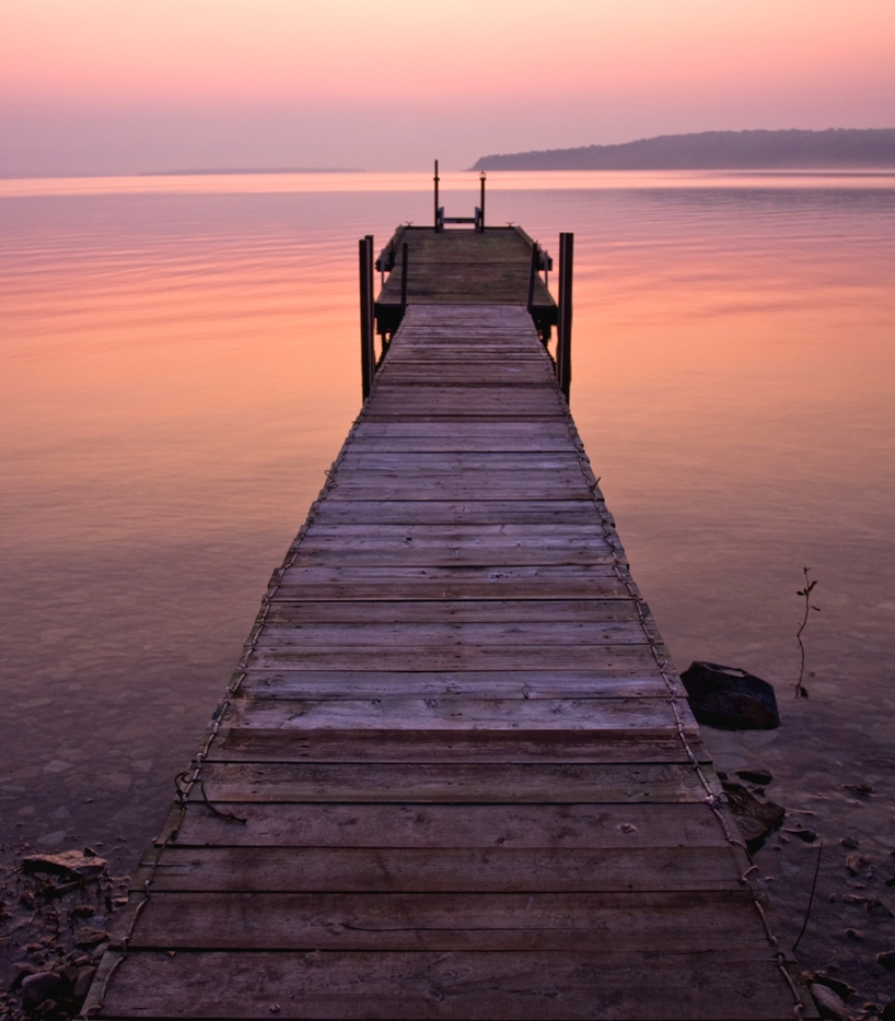 Pastel Sunrise & Pier