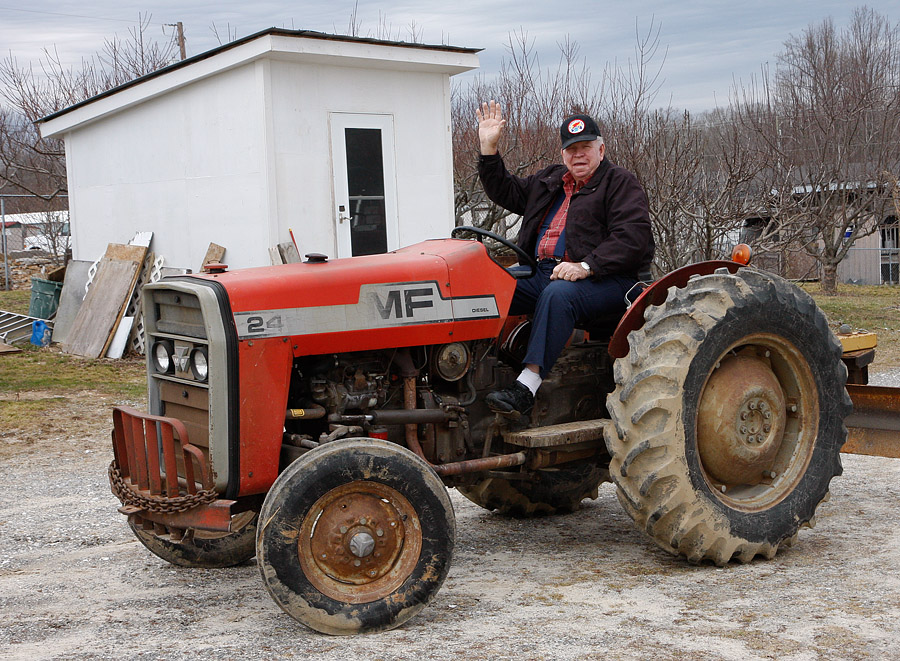 _MG_1338 On his tractor 