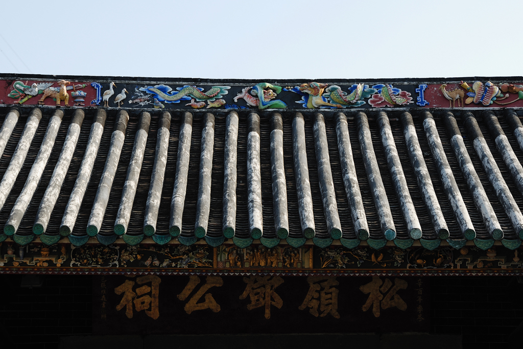 Roof of Tang Chung Ling Ancestral Hall