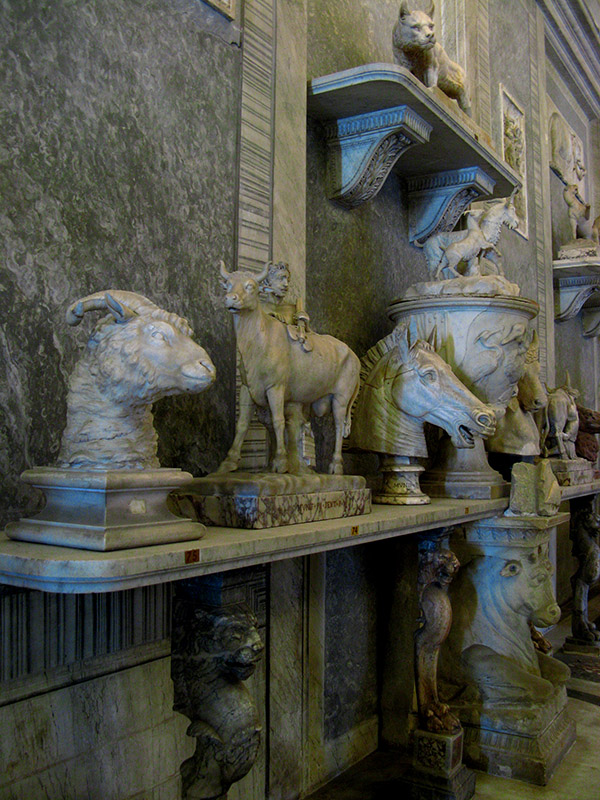 Domestic animals in marble7080