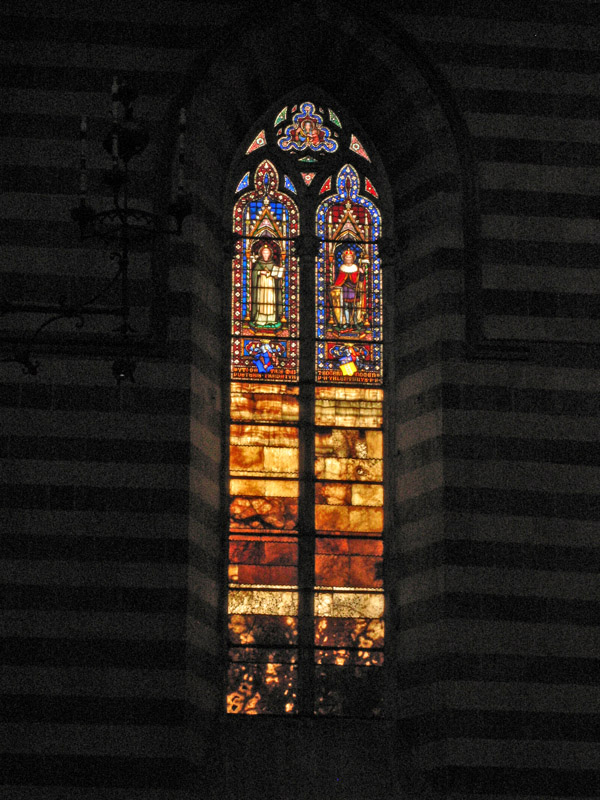 Stained Glass and alabaster window<br />7231