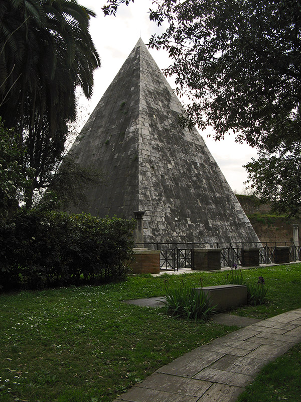 The Pyramid of Caius Cestius, 12 BC0953