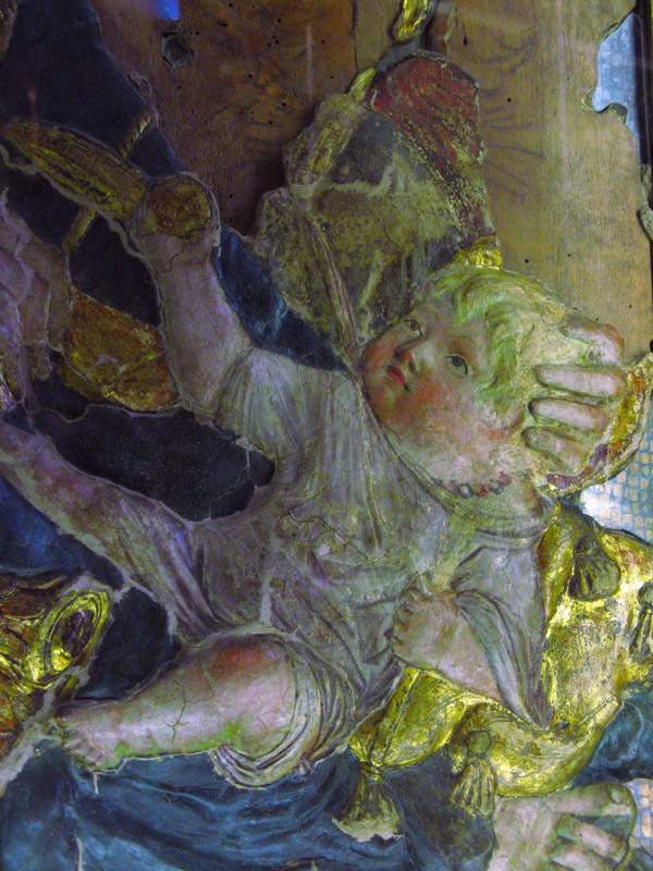 Detail of Donatello's Madonna and Child3528