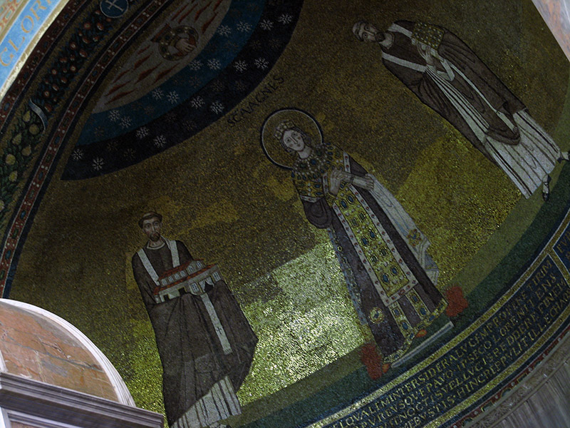 Apse Mosaic,  Sant'Agnese Fuori le Mura 6759