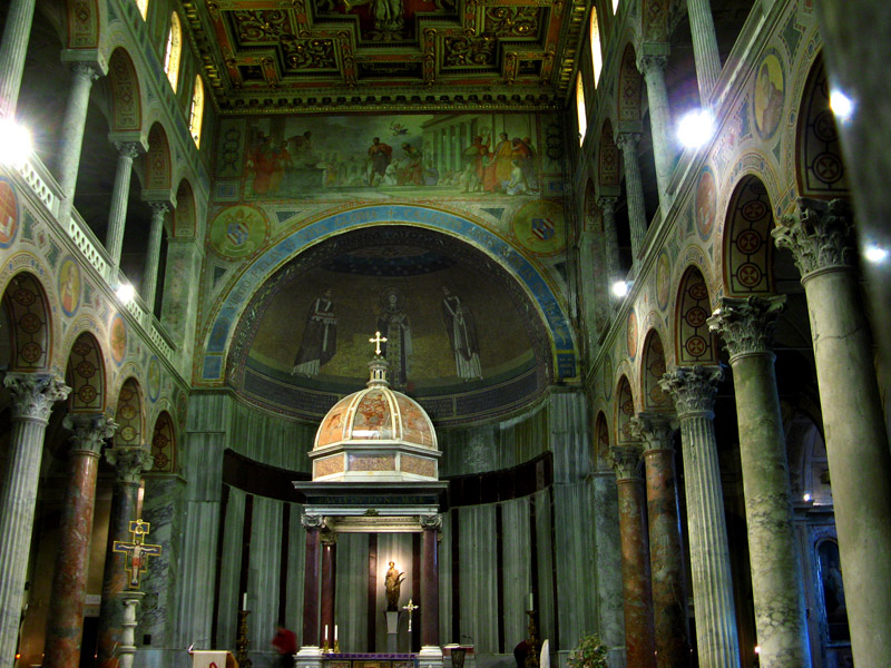 Sant'Agnese Fuori le Mura, interior 6768
