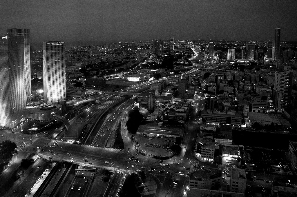 Lights of Tel Aviv.from the Electra Building