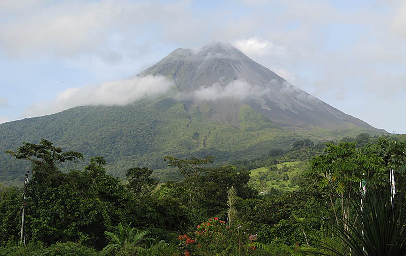Arenal Volcano view from our chalet