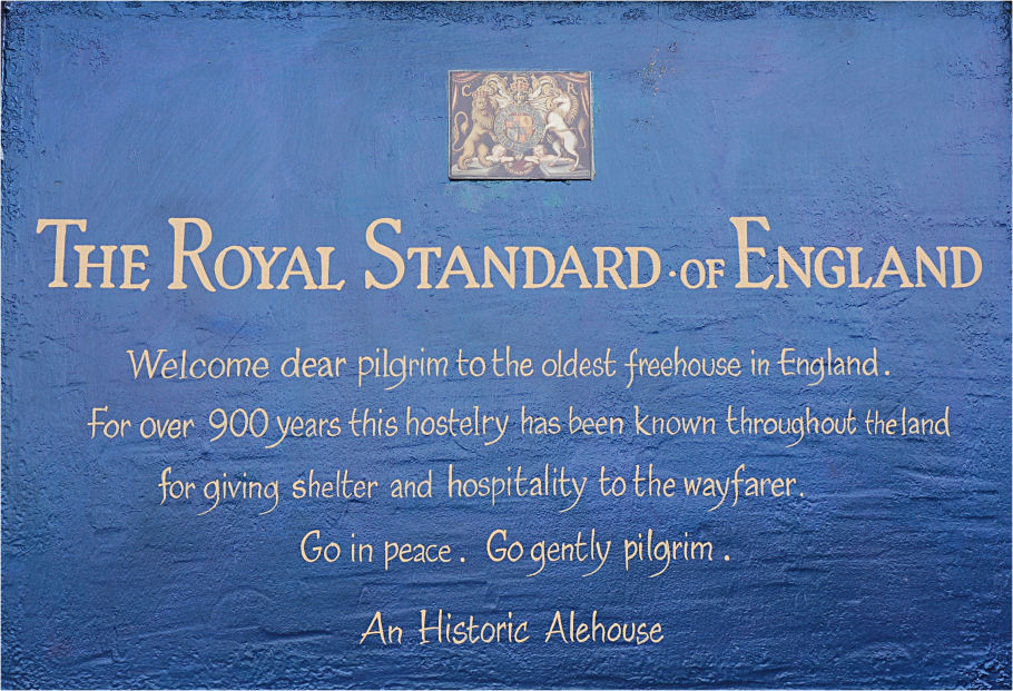 The Royal Standard of England.