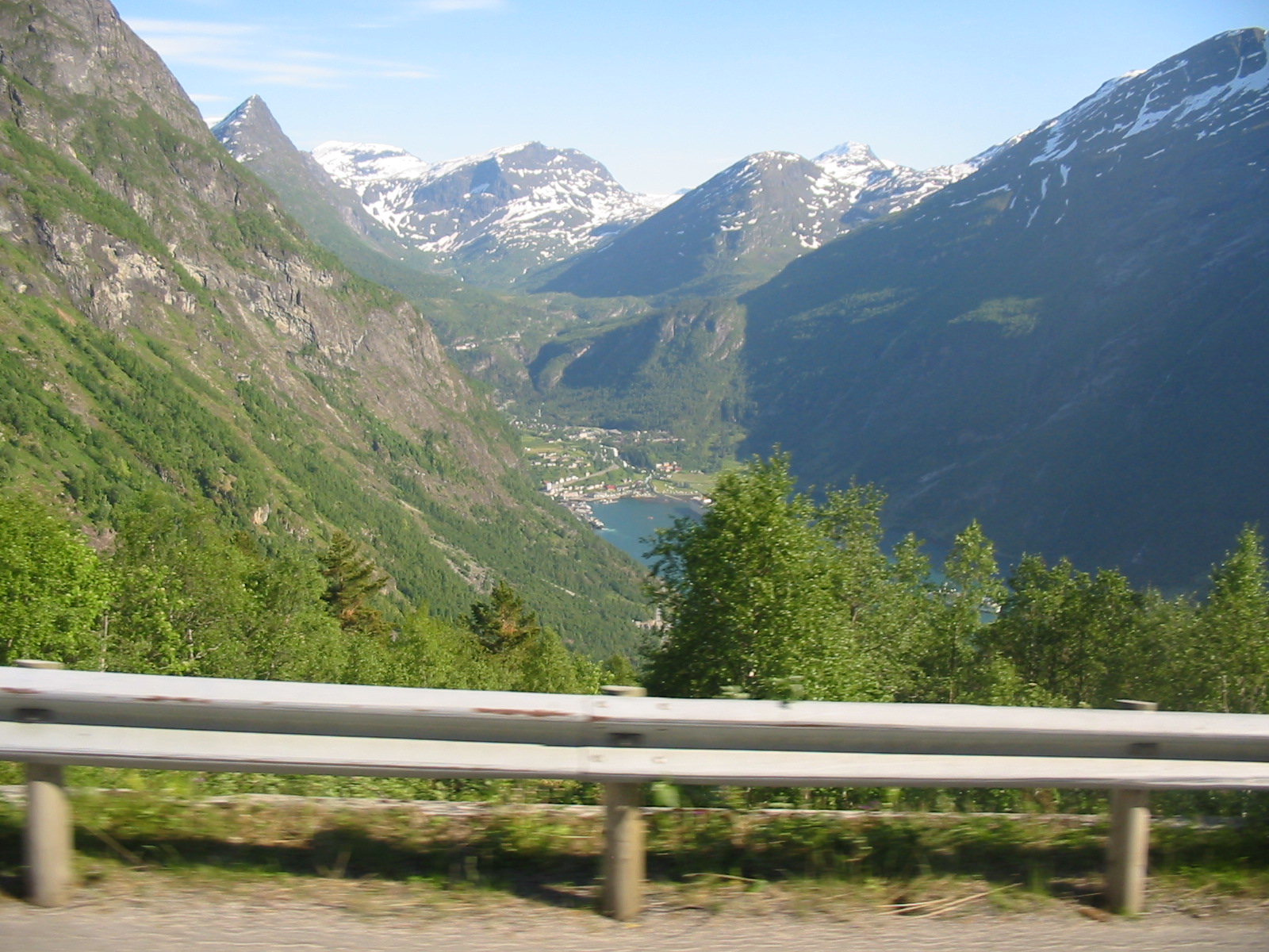 FIRST VIEW OF GEIRANGERFJORD