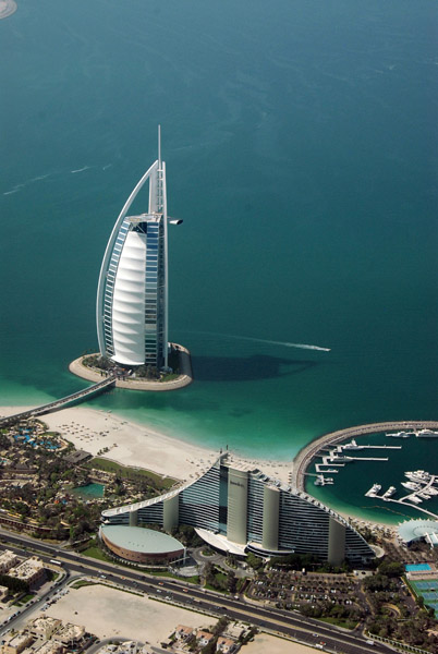 Burj al Arab and Jumeirah Beach Hotel
