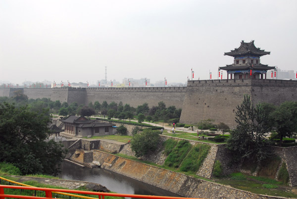 Northwest corner of Xi'an city walls
