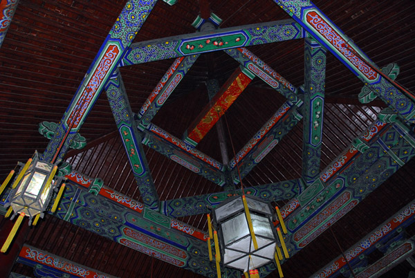 Ceiling of the upper level of the Bell Tower of Xi'an