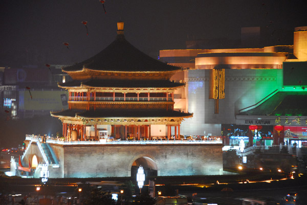 View of the Xi'an Bell Tower from the Drum Tower