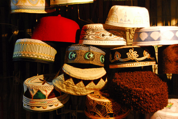 Embroidered hats of Chinese Muslims