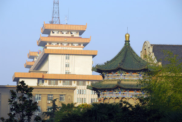 Government of Shaanxi Province building from Remin Square, Xi'an