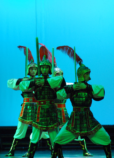 The Warriors Triumphal Dance, Tang Dynasty show, Xi'an