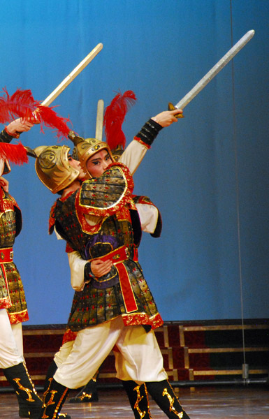 The Warriors Triumphal Dance, Tang Dynasty show, Xi'an