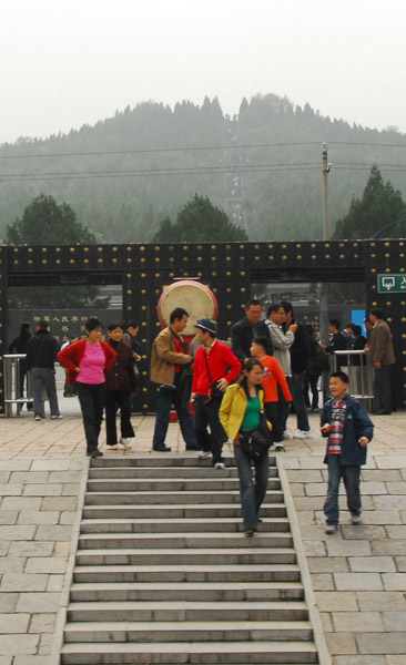 The burial mound of Qin Shi Huang remains unexcavated