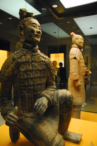 Terracotta warrior in the Exhibition Hall