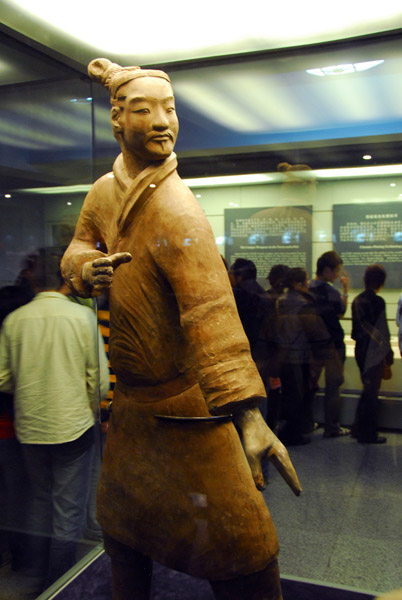 Terracotta Standing Archer on display at Pit 2